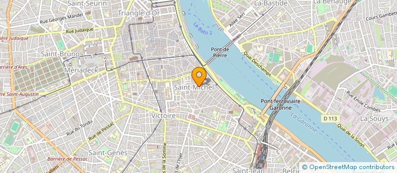 localisation de l'entreprise BUDMO  BORDEAUX