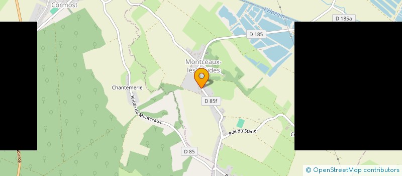 localisation de l'entreprise BUDO CLUB DE BUCHERES  MONTCEAUX-LES-VAUDES