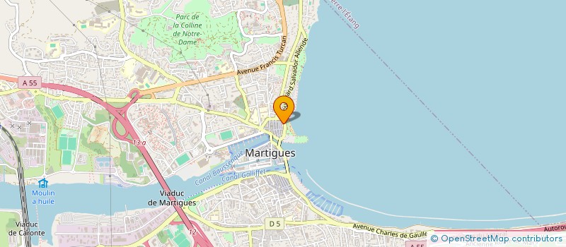localisation de l'entreprise BUDO CLUB MARTIGUES à MARTIGUES