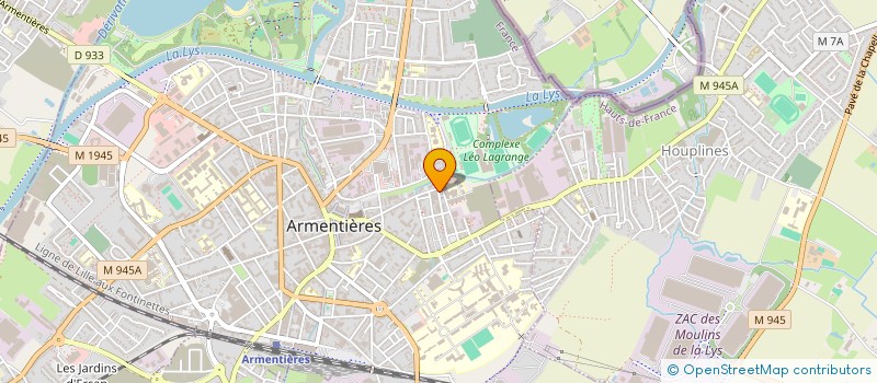 localisation de l'entreprise BUDO KWAI ARMENTIERES à ARMENTIERES