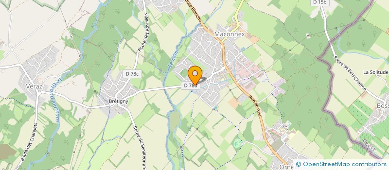 localisation de l'entreprise BUDO PAYS DE GEX  ORNEX