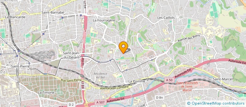 localisation de l'entreprise BUDO PROVENCE à MARSEILLE