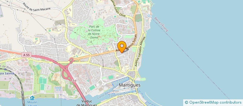 localisation de l'entreprise BUDO SYSTEME DEFENSE INTERNATIONAL  MARTIGUES