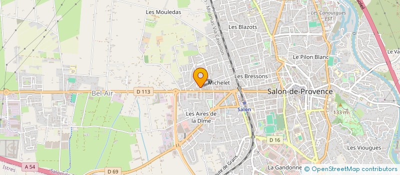 localisation de l'entreprise BUDO & ZEN à SALON-DE-PROVENCE