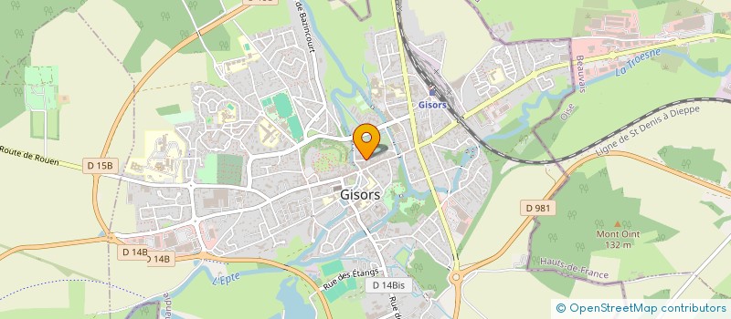 localisation de l'entreprise BUDOC INVEST  GISORS