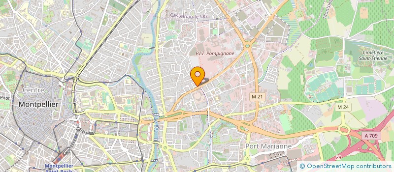 localisation de l'entreprise BUDOKAN à MONTPELLIER