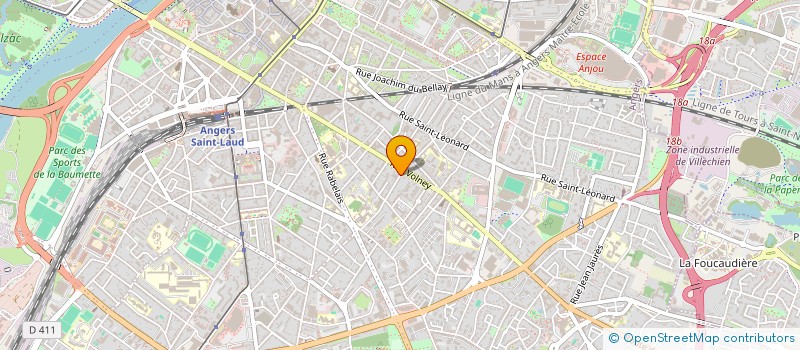 localisation de l'entreprise BUDOKAN  BAUGE-EN-ANJOU