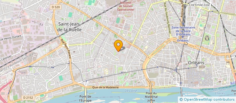 localisation de l'entreprise BUDOKAN KARATE ORLEANS  ORLEANS