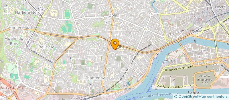 localisation de l'entreprise BUDOKWAI DE NANTES à NANTES