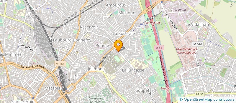 localisation de l'entreprise BUDSTAR à TOULOUSE