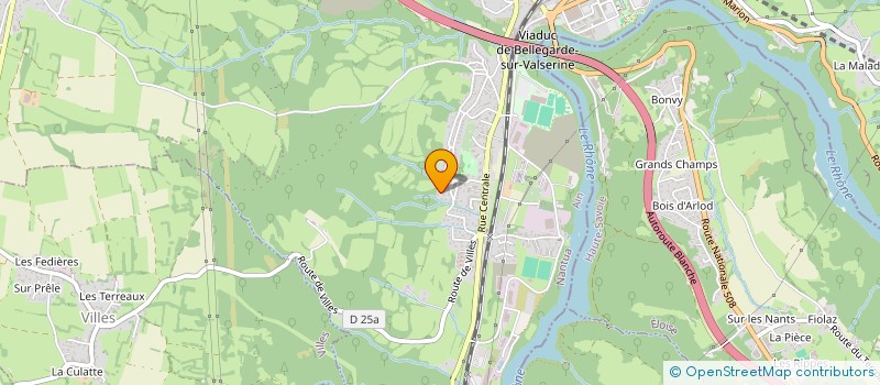 localisation de l'entreprise BUDZ  VALSERHONE