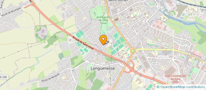 localisation de l'entreprise BUEIL CARNOT  LONGUENESSE