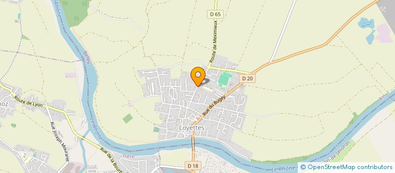 localisation de l'entreprise BUENA ONDA  LOYETTES