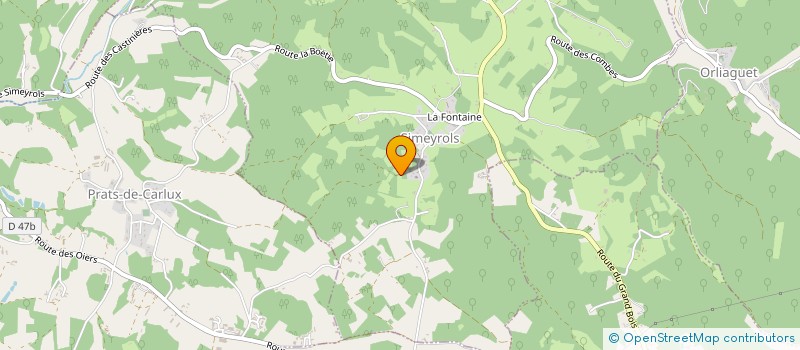 localisation de l'entreprise BUENA ONDA  SIMEYROLS