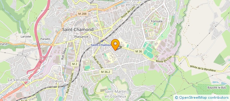 localisation de l'entreprise BUENFORTA à SAINT-CHAMOND