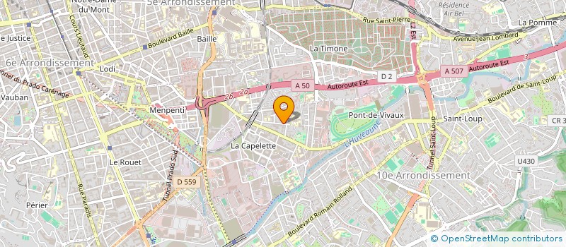 localisation de l'entreprise BUENO INDUSTRIE MAROQUINERIE à MARSEILLE