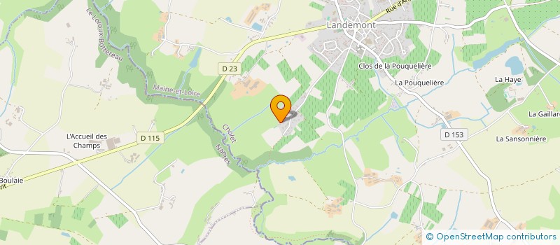 localisation de l'entreprise BUENOS  OREE D'ANJOU