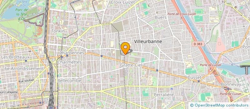 localisation de l'entreprise BUERS SERVICES à VILLEURBANNE
