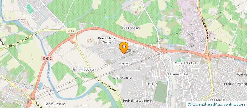 localisation de l'entreprise BUESA DEVELOPPEMENT  BEZIERS