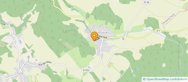 localisation de l'entreprise BUET  CESSIERES-SUZY