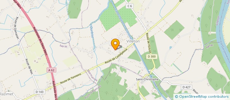 localisation de l'entreprise BUETAS TRANSPORTS & TERRASSEMENTS à VILLETON