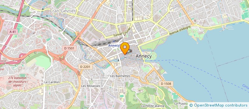 localisation de l'entreprise BUFA à ANNECY