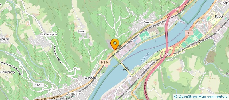 localisation de l'entreprise BUFF 1  AMPUIS