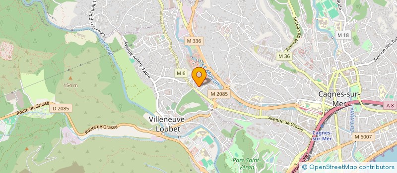 localisation de l'entreprise BUFF-ART à CAGNES-SUR-MER
