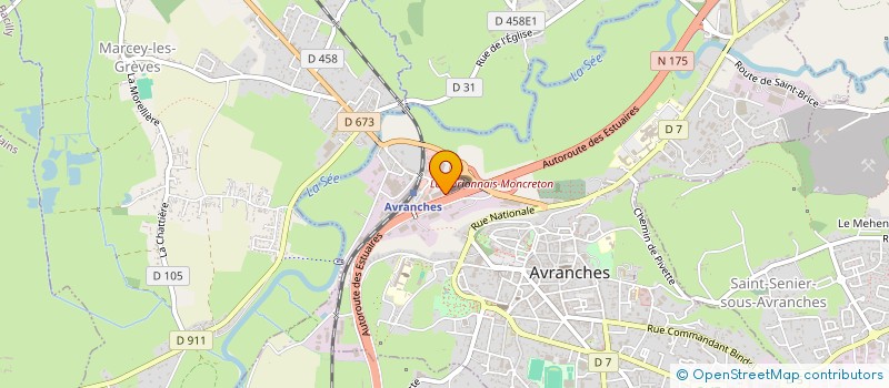 localisation de l'entreprise BUFF'AVRANCHES LA BAIE  AVRANCHES