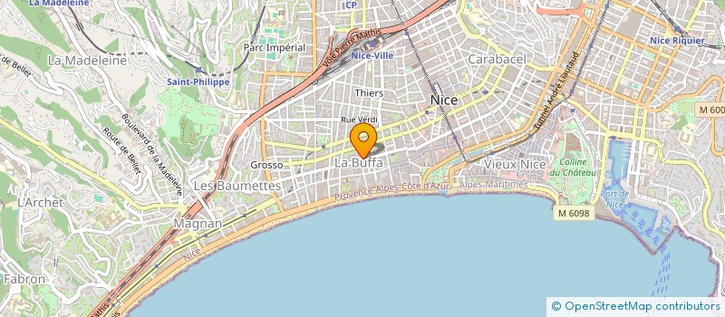 localisation de l'entreprise BUFFA 30  NICE
