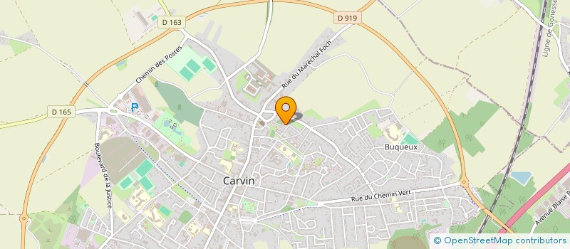 localisation de l'entreprise BUFFACARVIN à CARVIN