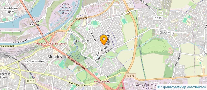 localisation de l'entreprise BUFFACHIPS  MONDEVILLE