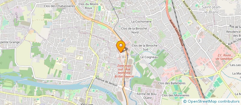 localisation de l'entreprise BUFFAL'EXPO SARL à ORLEANS