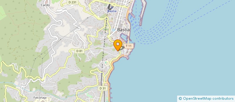localisation de l'entreprise BUFFALO BILL à BASTIA