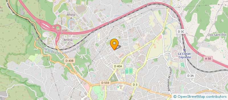 localisation de l'entreprise BUFFALO BILL WILD WEST  LA CIOTAT