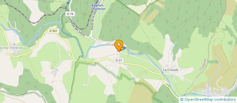 localisation de l'entreprise BUFFALO DARTS CLUB  CHADENET