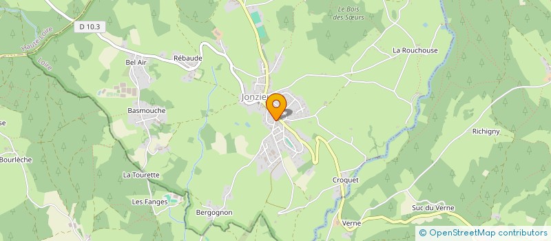 localisation de l'entreprise BUFFALO FIRM  JONZIEUX