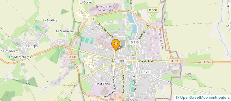 localisation de l'entreprise BUFFALO FRIEND'S  MAMERS