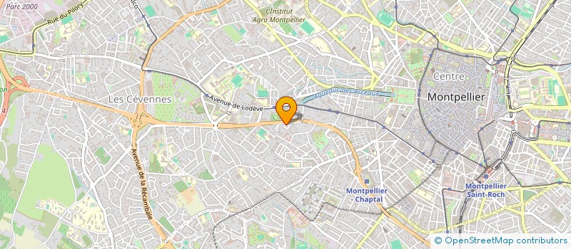 localisation de l'entreprise BUFFALO GRASS à MONTPELLIER