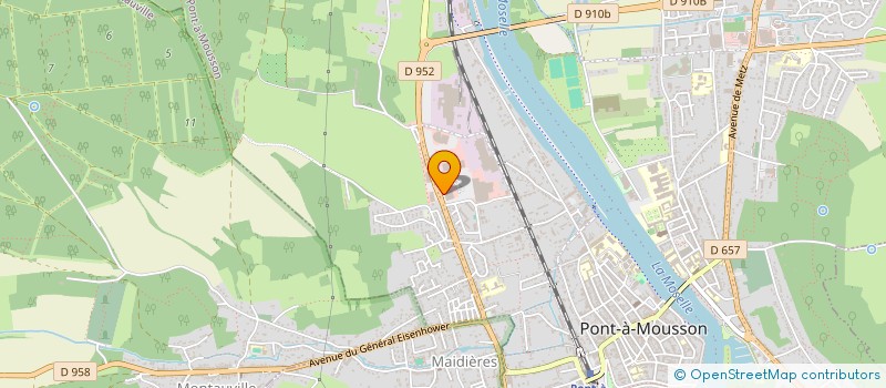 localisation de l'entreprise BUFFALO PAM  PONT-A-MOUSSON