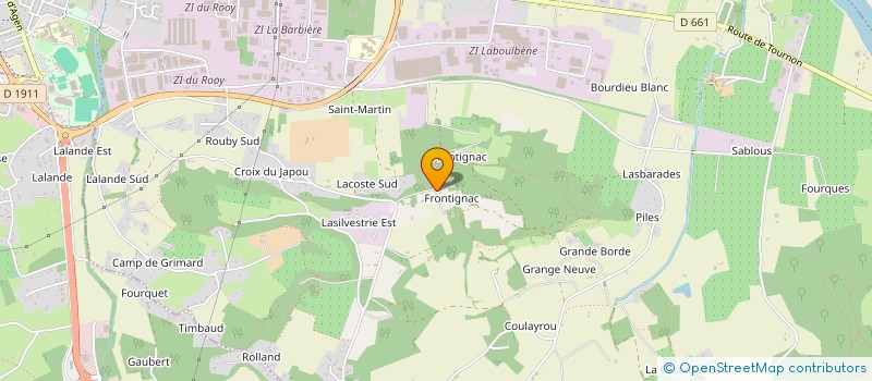localisation de l'entreprise BUFFARD C&L  VILLENEUVE-SUR-LOT