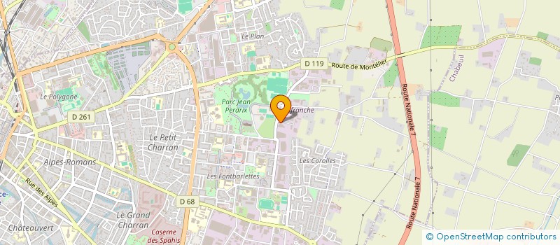 localisation de l'entreprise BUFFAT DEVELOPPEMENT  VALENCE