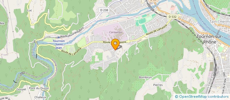 localisation de l'entreprise BUFFAT TP à TOURNON-SUR-RHONE
