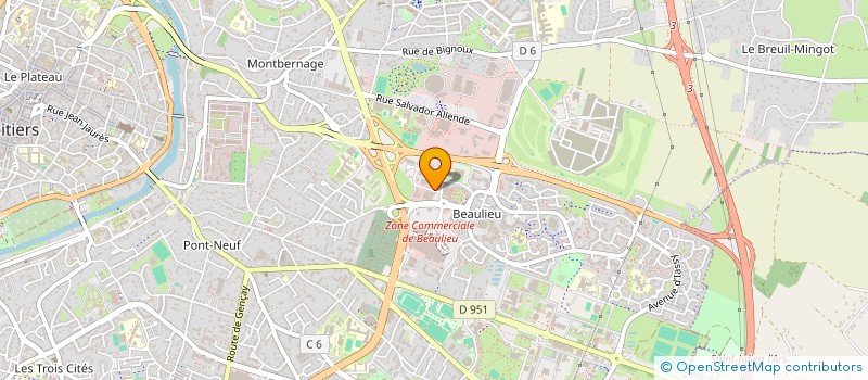 localisation de l'entreprise BUFFET 86  POITIERS