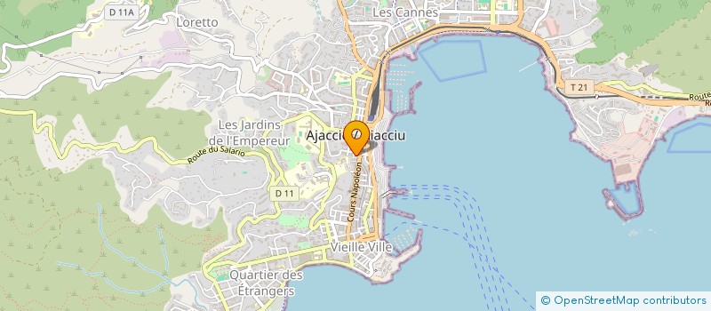 localisation de l'entreprise BUFFET DE LA GARE à AJACCIO