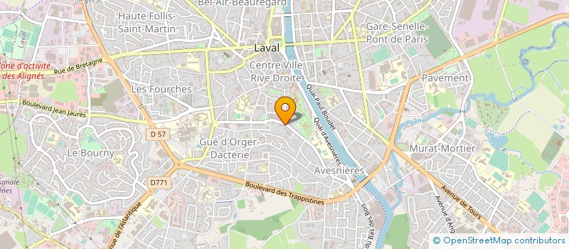 localisation de l'entreprise BUFFET ENTREPRISES à LAVAL