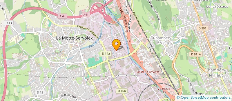localisation de l'entreprise BUFFET GROUPE à CHAMBERY