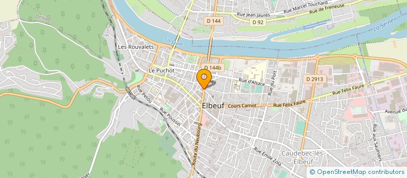 localisation de l'entreprise BUFFET IMMOBILIER à ELBEUF