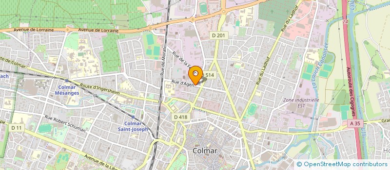 localisation de l'entreprise BUFFET LMNP COLMAR  COLMAR