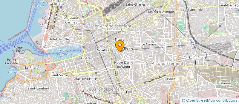 localisation de l'entreprise BUFFET O'POIDS  MARSEILLE